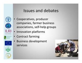 Poverty, food security, livestock and smallholders