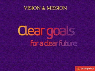 VISION & MISSION

 
