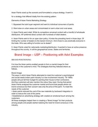 Did you use Asian Paints 1st time?