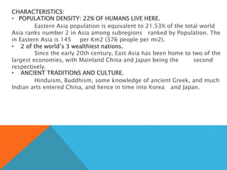  Its’ land area is 4,379,055 sq.
km. South Asia is home to well
over one fifth of the world's
population, making it both ...
