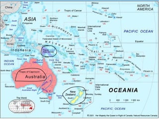 Physical Oceania
 