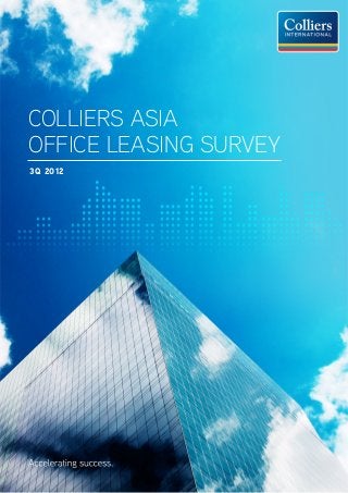 Colliers Asia
Office Leasing Survey
3Q 2012
 