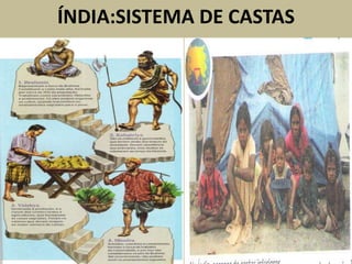 ÍNDIA:SISTEMA DE CASTAS
 