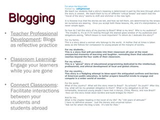 Leveraging International Professional Development for Classroom ...