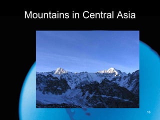Mountains in Central Asia 