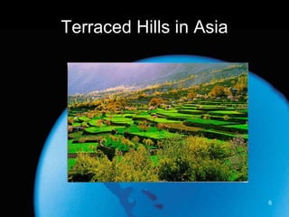 Terraced Hills in Asia 