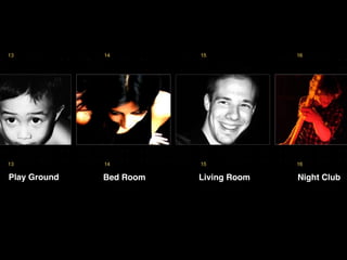 Play Ground   Bed Room   Living Room   Night Club
 