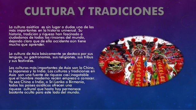 Asia y su cultura