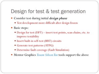 ASIC CAD Seminar which represents asic d | PDF