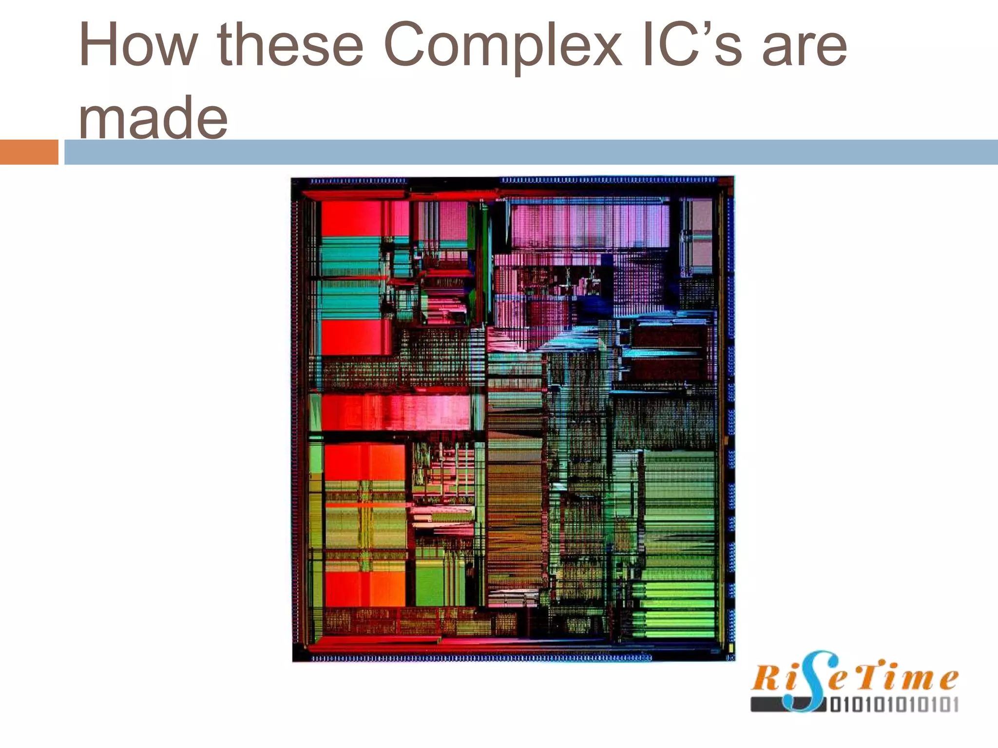 How these Complex IC’s are
made
 