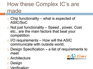 ASIC Design Flow | PPTX