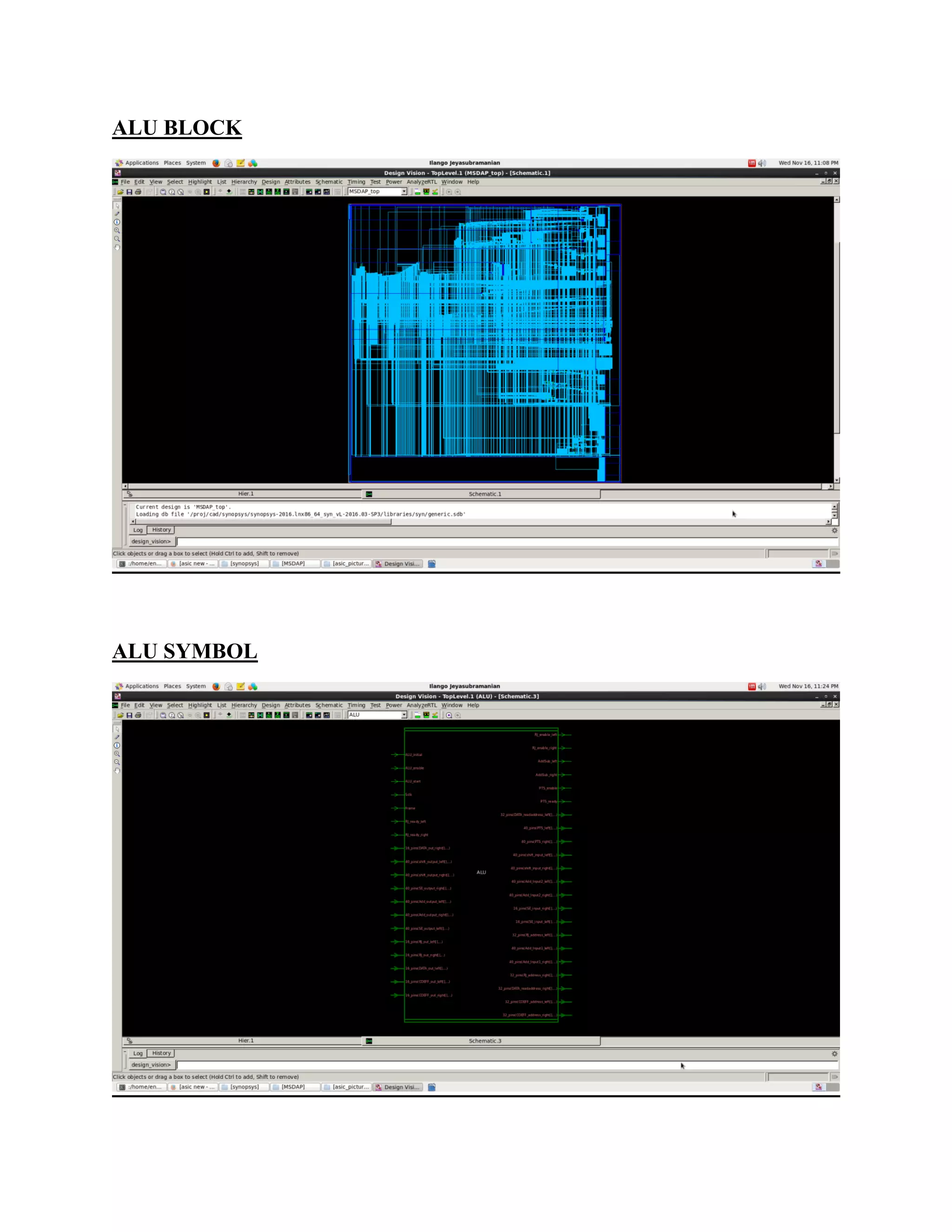 ALU BLOCK
ALU SYMBOL
 