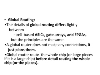 Comprehensive Overview of Global and Detailed Routing in VLSI Design | PDF