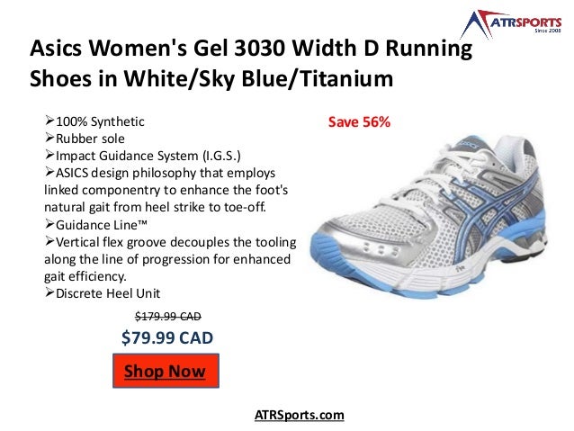 asics d width canada