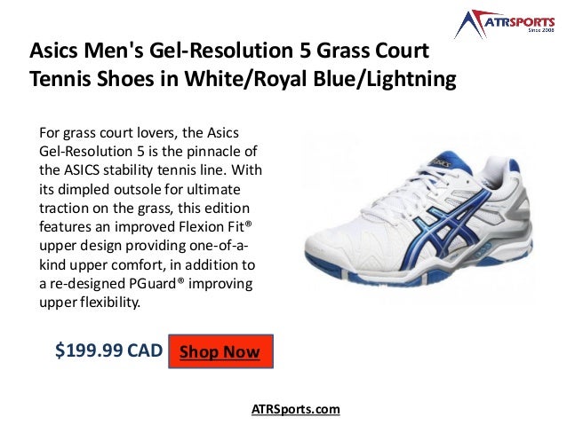 asics grass court tennis shoes