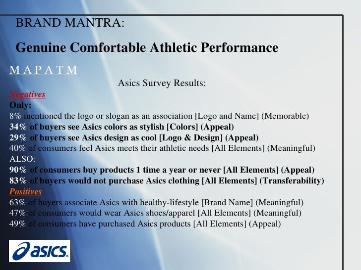 asics slogan