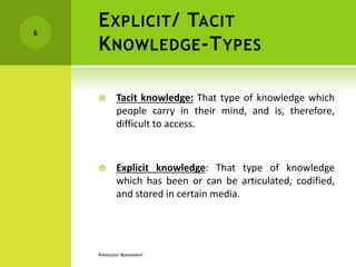 KM tool Taxonomy Presentation | PPTX