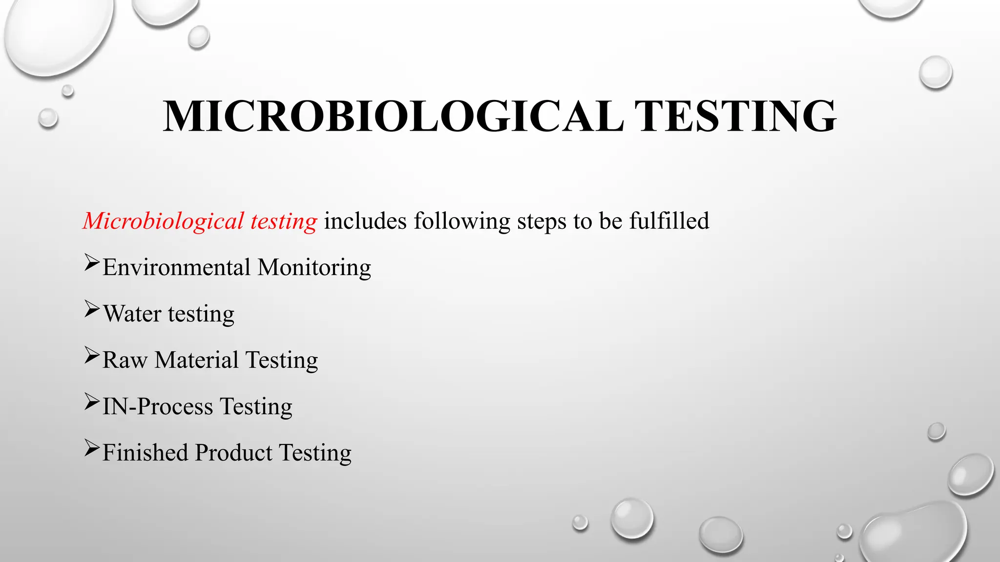 Quality control of drugs in pharmaceutical microbiology | PPTX