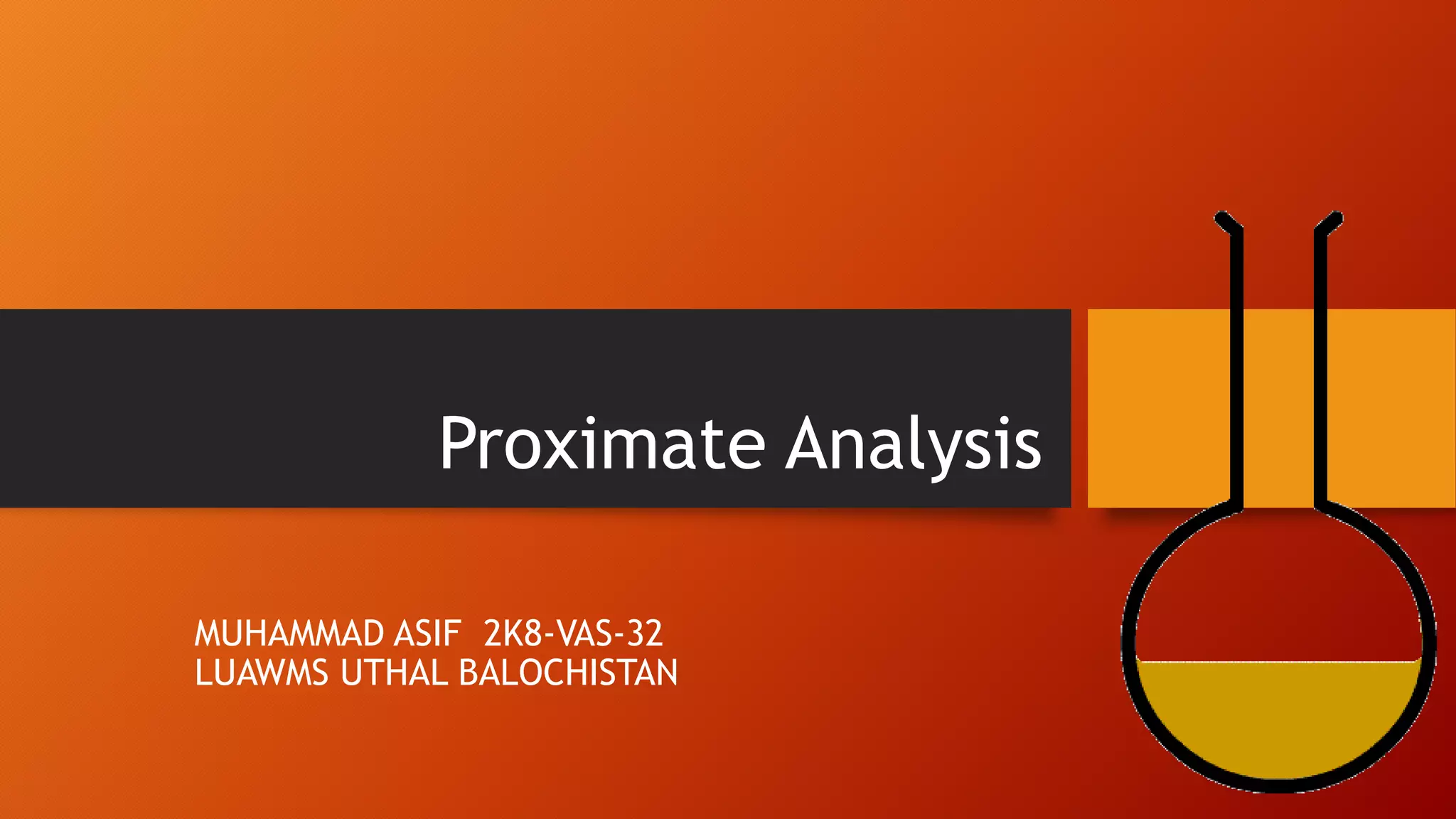 Proximat analysis laboratory + proximat analysis PPT