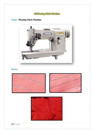 Different Types Of Industrial Sewing Machine & Their Uses. | PDF