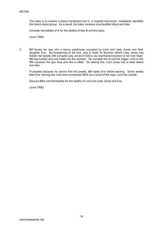 SRVVLEOHWRUHVXOWIURPKLVDFW
F 