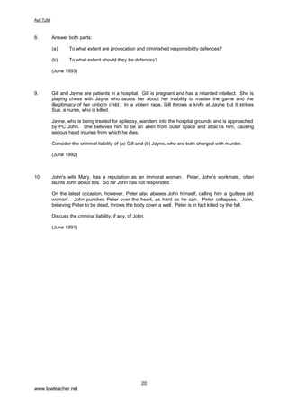 :KDWDUHLWVOLPLWDWLRQV
 :KDWLVPHDQWEWKHVDLQJPHQVUHD DQGDFWXVUHXV PXVWFRLQFLGH
 ,QZKLFKWZRZDVKDYHWKHFRXUWVGHDOWZLWKDQSUREOHPVDOLWHUDOLQWHUSUHWDWLRQRIWKLVUXOH
PLJKWOHDGWR*LYHH[DPSOHV 