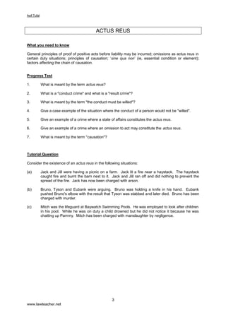 $VLI7XIDO

ZZZODZWHDFKHUQHW
$7865(86
:KDWRXQHHGWRNQRZ
*HQHUDOSULQFLSOHVRISURRIRISRVLWLYHDFWVEHIRUHOLDELOLWPDEHLQFXUUHGRPLVVLRQVDVDFWXVUHXVLQ
FHUWDLQ GXW VLWXDWLRQV SULQFLSOHV RI FDXVDWLRQ µVLQH TXD QRQ¶ LH HVVHQWLDO FRQGLWLRQ RU HOHPHQW 