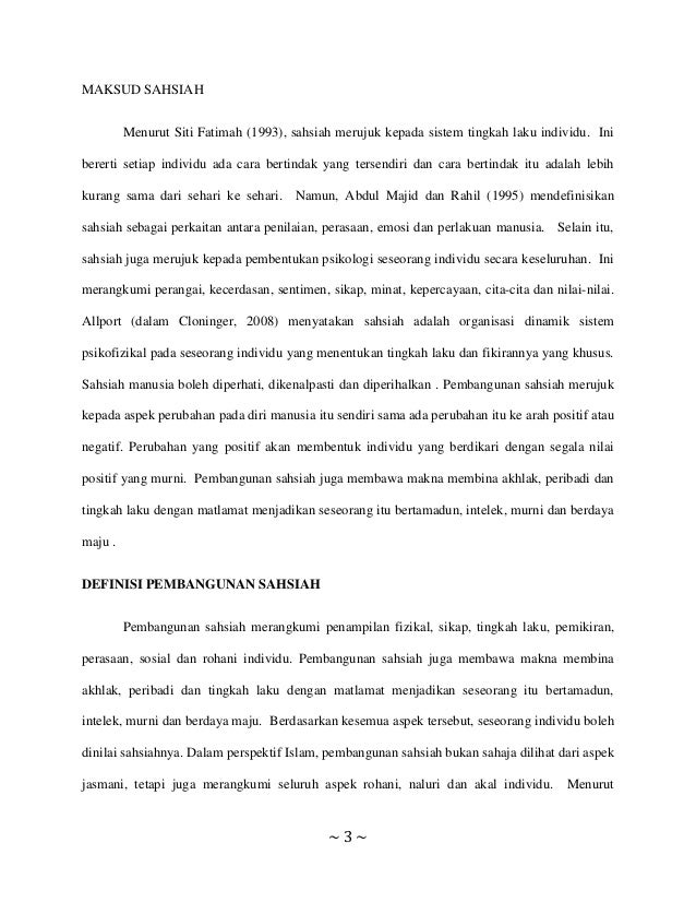 Asigment Pembangunan Sahsiah Betul