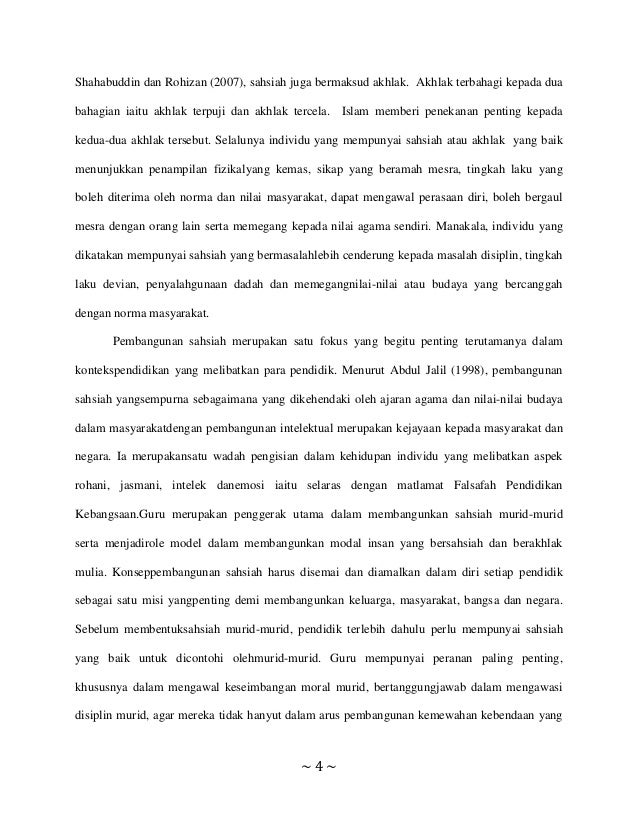 Asigment Pembangunan Sahsiah Betul