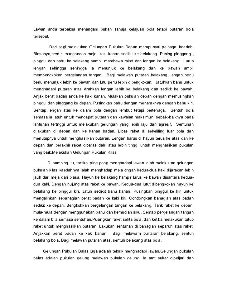 Contoh Resume Jurulatih Sukan - Contoh Tin