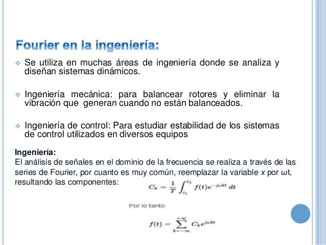 Aplicaciones De La Serie De Fourier En El Area De La Ingenieria