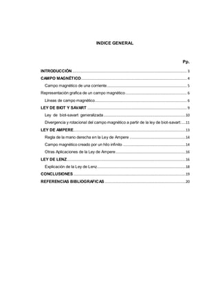 INDICE GENERAL
Pp.
INTRODUCCIÓN .............................................................................................