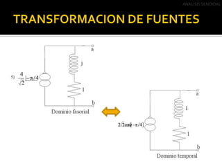 TRANSFORMACION DE FUENTESANALISIS SENOIDAL