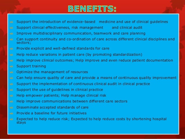 clinical pathway definition