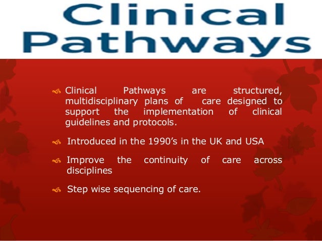 clinical pathway definition