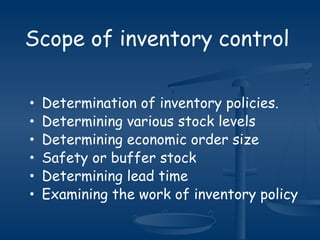 Inventory & Inventory Management ( By BU AIS 2nd Batch)
