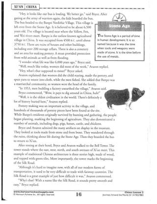 A silk road & a clay army reading