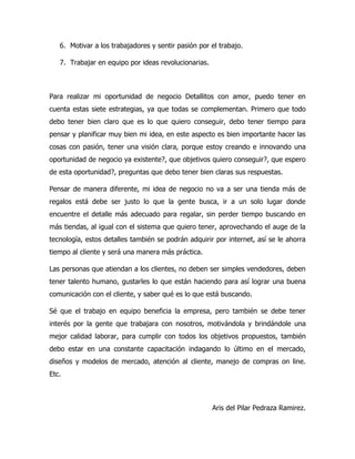 ASI LOGRARÉ REALIZAR MI IDEA