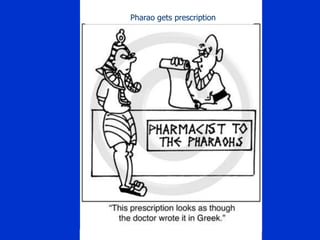Pharao gets prescription

 