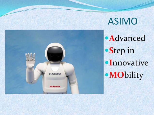 Asimo the robot | PPT