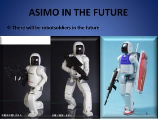 ASIMO HUMANOID ROBOT PRESENTATION | PPSX