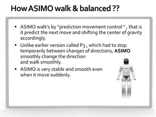 Asimo presentation | PPTX