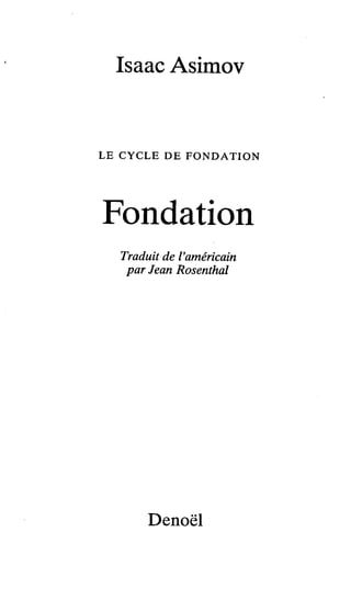 Asimov - Fondation - 1