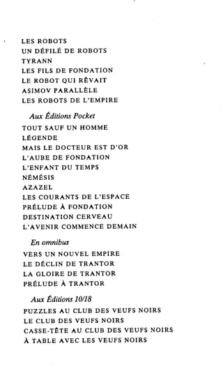 Asimov 3-seconde fondation