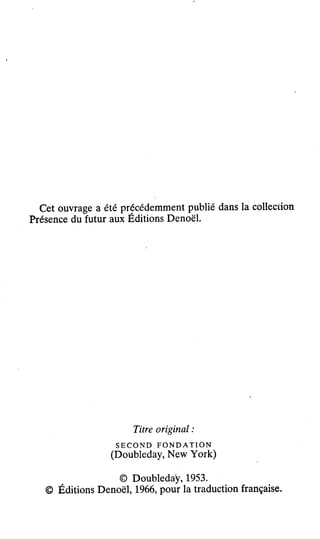 Asimov 3-seconde fondation