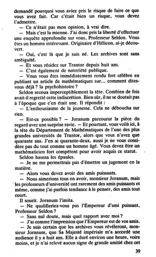 Asimov   7-l'aube de fondation