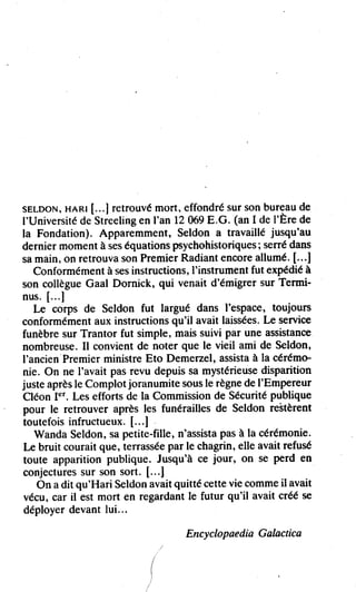 Asimov   7-l'aube de fondation