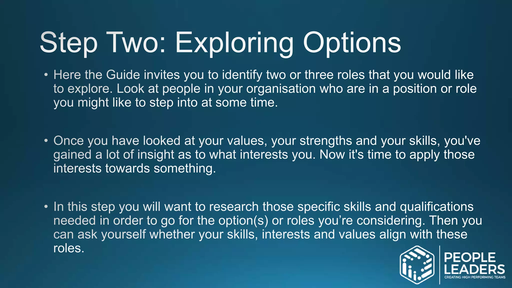 A simple 5 step career planning guide for leaders | PPTX | Resume ...