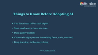A Simple Guide to AI Services and How They Function | Rubixe | PDF