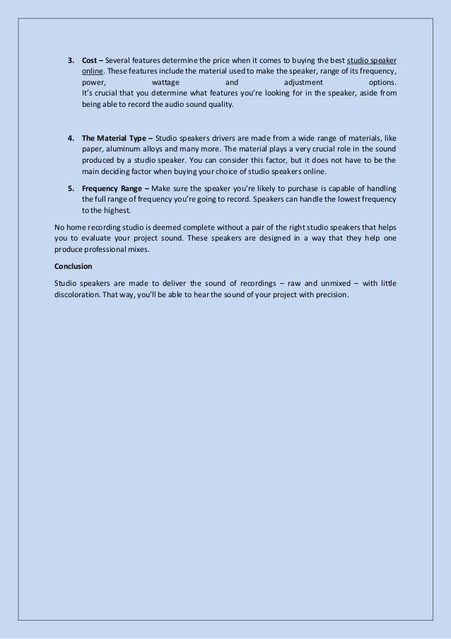 buy used speakers online